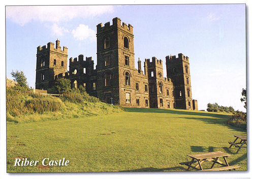 Riber Castle postcards